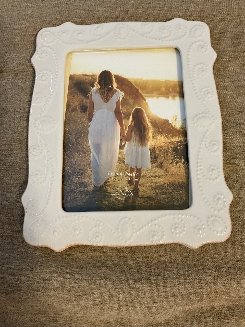 Lenox French Perle 5 x 7 Marco Frame- Brand New in Box
